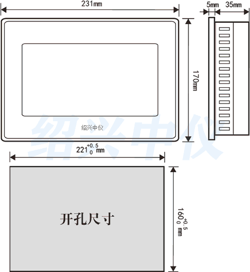 十通道無紙記錄儀安裝圖